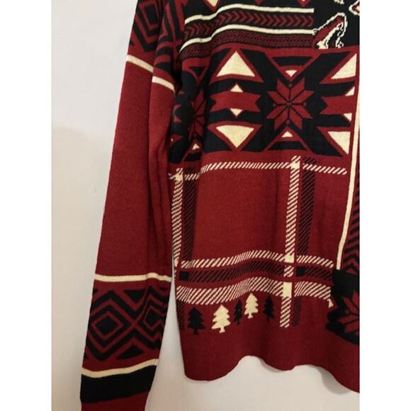 Arizona Coyotes NHL Patches Ugly Crew Neck Knit Sweater Hockey Mens Medium - Picture 5 of 9